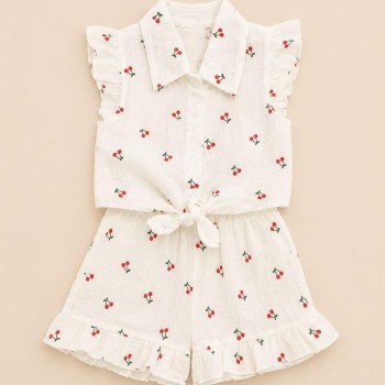 Pretty Baby Cherry Muslin Set
