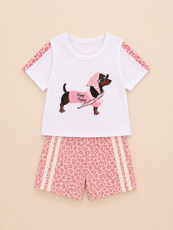 Pretty Baby Pink Puppy Set