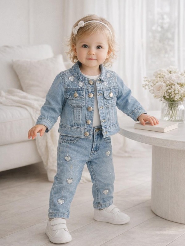 Σετ 2 τεμ Miss Bellina Sparkle Denim
